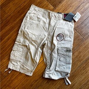 Khaki Cargo Shorts